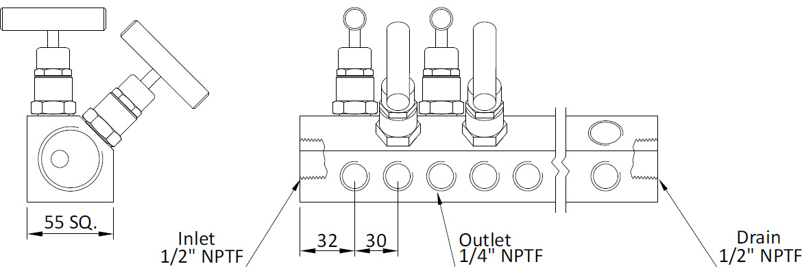 Air Header - Bar Stock Type