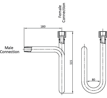 U Type Syphon